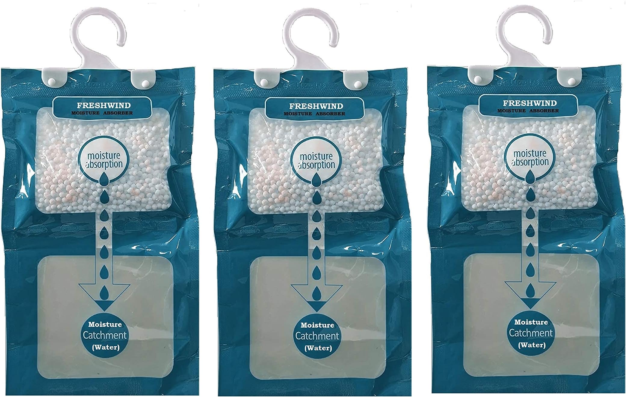 FreshwindMoisture Absorber odor remover Refresh Every Place-Wardrobe, Closets, Storage Compartment, Cupboard, Almirah, Shoe Rack, Bathroom - WC-M-ABSORBER-100G (3)