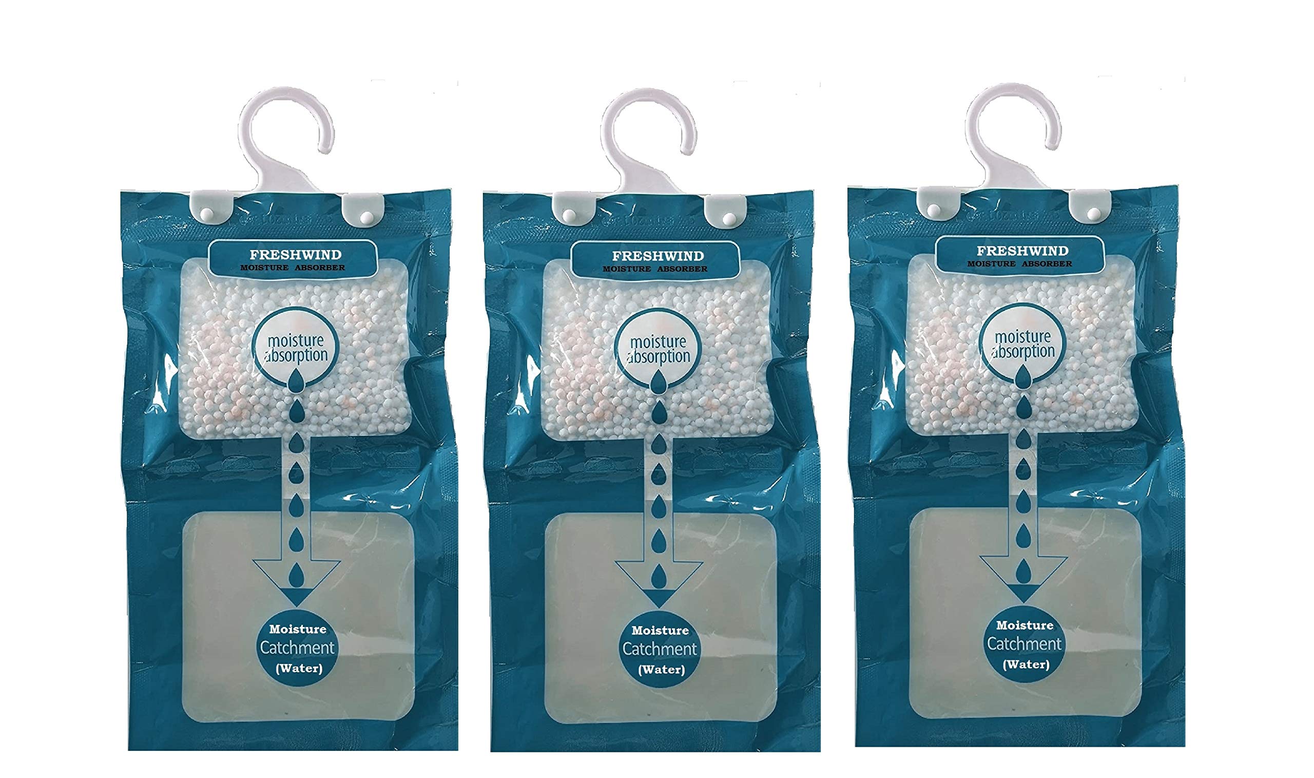 Greendot Moisture Absorber odor remover Refresh Every Place-Wardrobe, Closets, Storage Compartment, Cupboard, Almirah, Shoe Rack, Bathroom - WC-M-ABSORBER-300G (3)