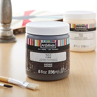 8oz. DIY Home Wax - Non Toxic Antique Wax Seals and Protects Painted Surfaces or Wood - 1 Pack