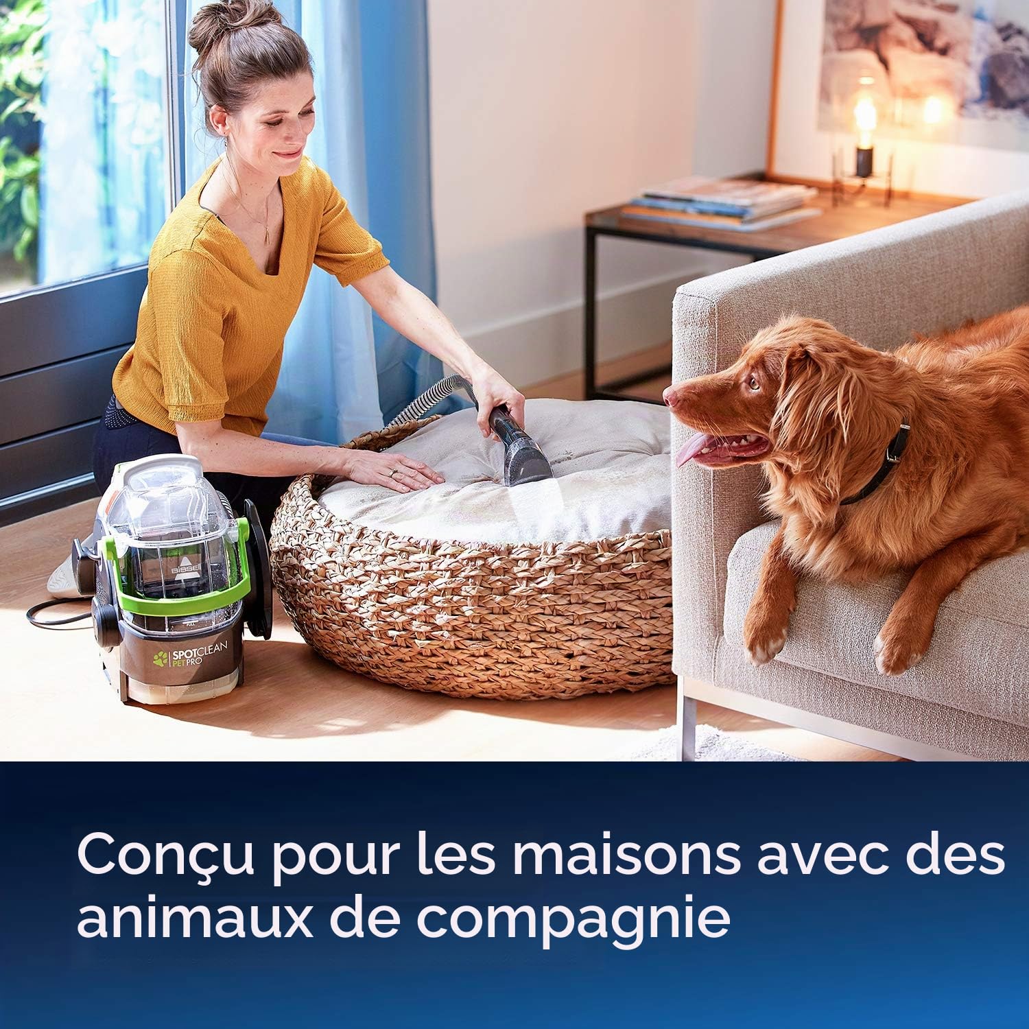 BISSELL SpotClean Pet Pro | Nettoyeur Compact Portable | 15585 & Oxygen Boost Formule | À Utiliser Avec Pro | 1134N