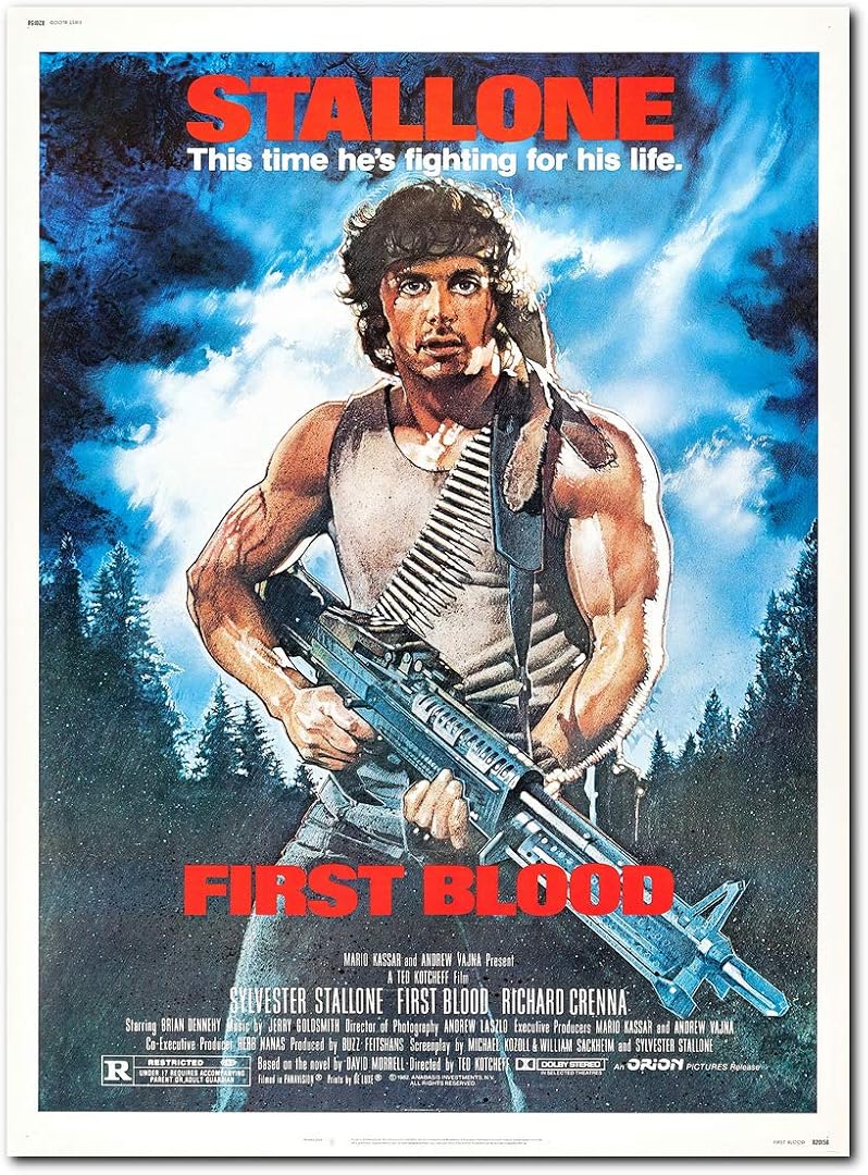Rambo First Blood Movie Poster 24 X 36 Inch 61 | Desertcart INDIA