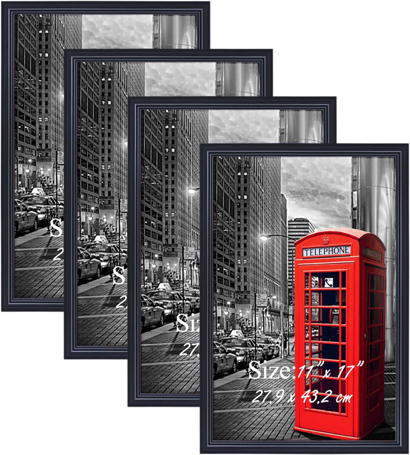 11 x 17 Inch Poster or Picture Frame, Slidein, Wall Mount