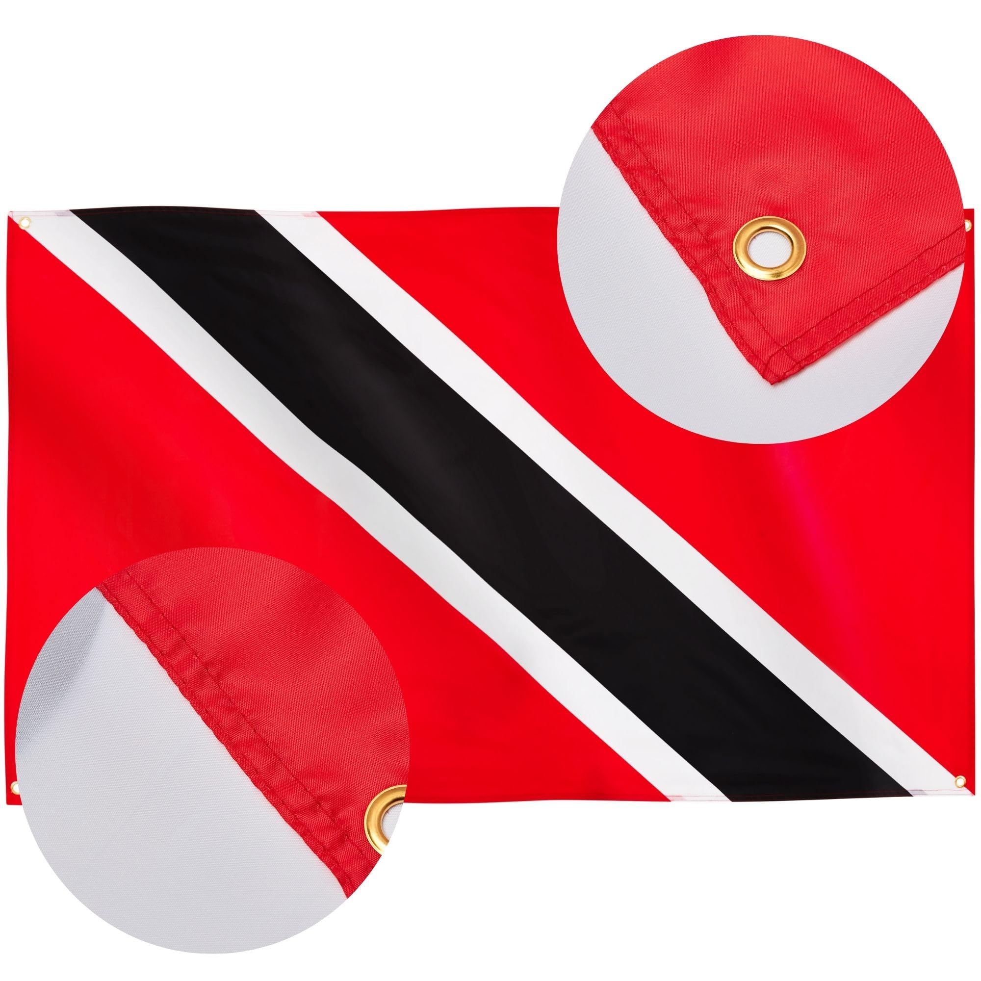 Trinidad Und Tobago | Authentisch Künstler Shop | Flagge Bandana Rag | Karneval Karibik Trini Fete Soca Musik