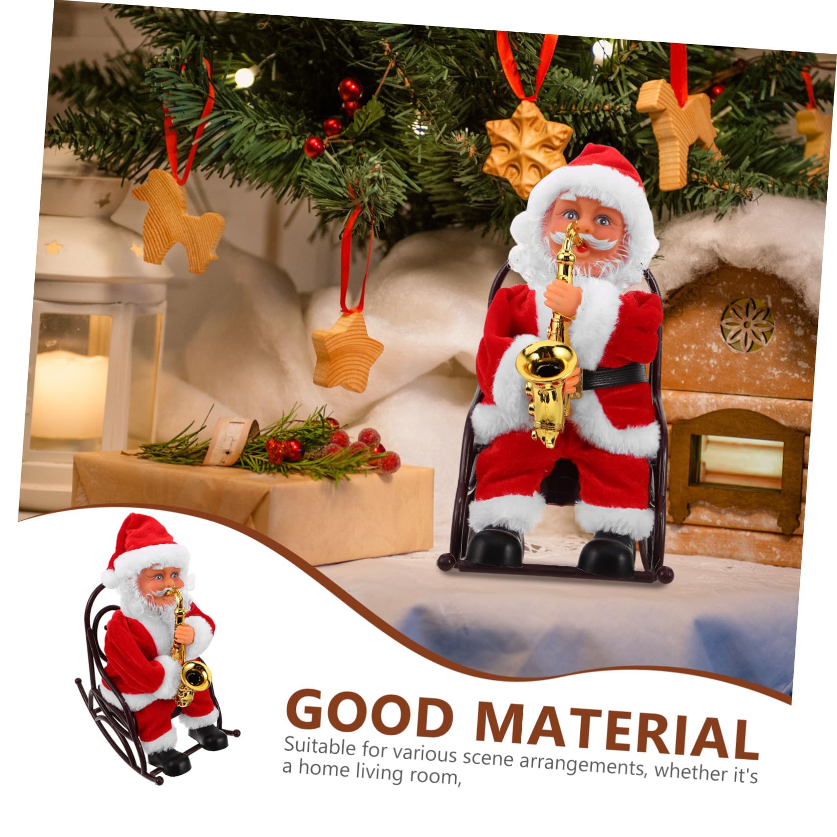Papá Noel para Muñeco De Papá Noel Regalo De Fiesta Juguete Navideño De Juguetes Divertidos para Navidad De Dibujos Animados Navideño
