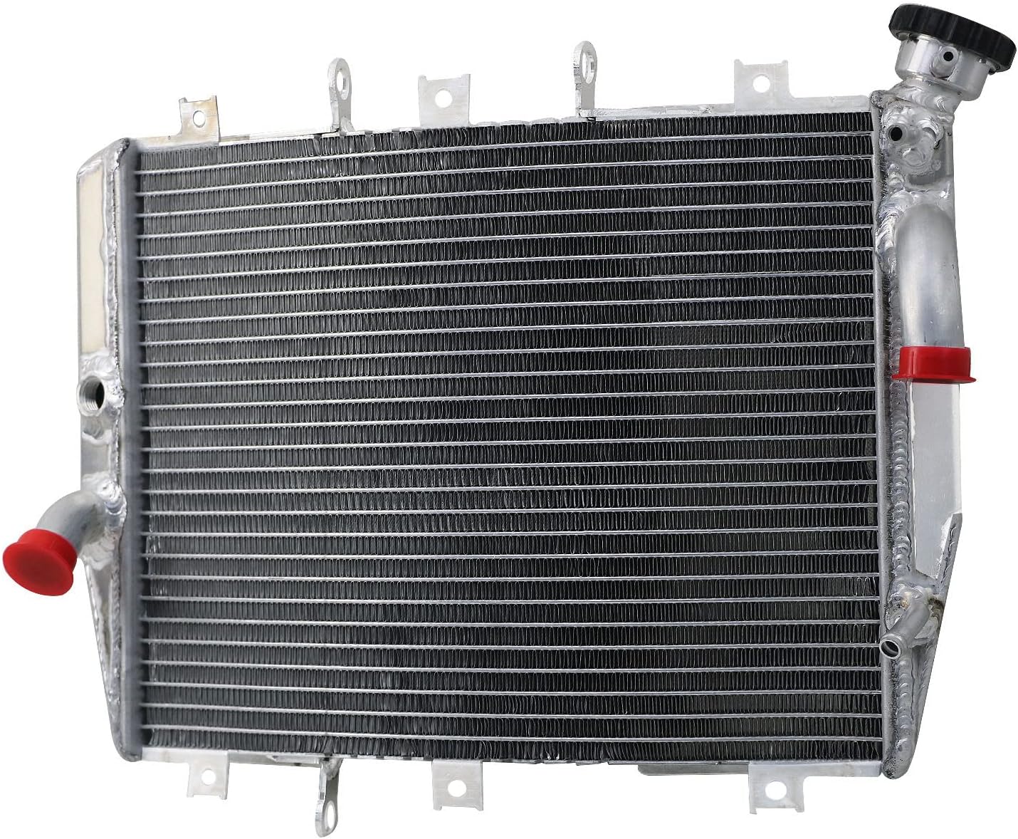 Radiator for 1998-2008 Kawasaki ZZR600 Ninja ZX6R ZX600J ZX600G, Full Performance Aluminium Motorcycle Cooling Radiator