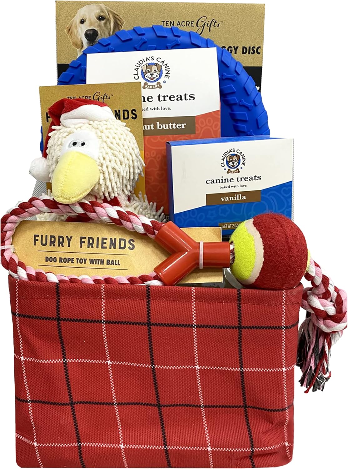 Pet Supplies Ten Acre Gifts Furry Friends Gift Box for Dogs and Puppies, Gift Set Includes Pet Supplies Ten Acre Gifts Furry Friends Gift Box for Dogs and Puppies, Gift Set Includes