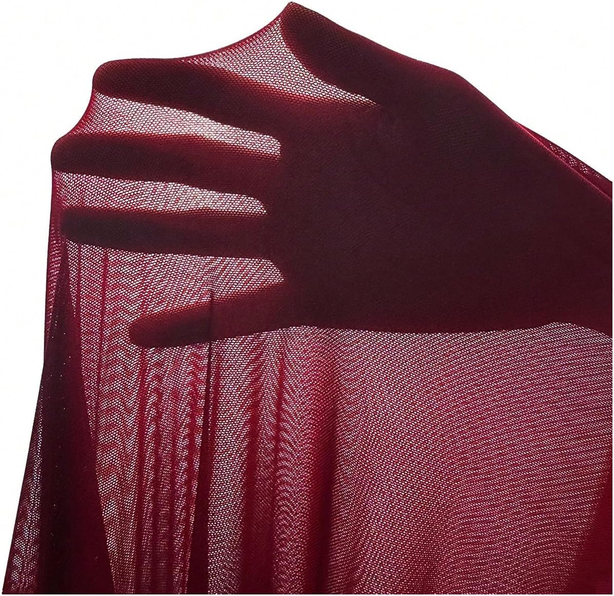 Floerns Women's One Shoulder Mesh Bodycon Maxi Dress Ruched Sleeveless Party Night Out Cocktail Dresses - Image 4