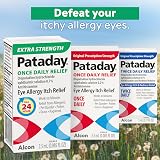 Pataday Once Daily Allergy Itch Relief Eye Drops, 2.5 ml, Twin Pack, Olopatadine 0.2% Antihistamine Drops for Itchy Eyes, Targets Pollen, Ragweed, Grass & Pet Dander, Up to 16-Hour Relief
