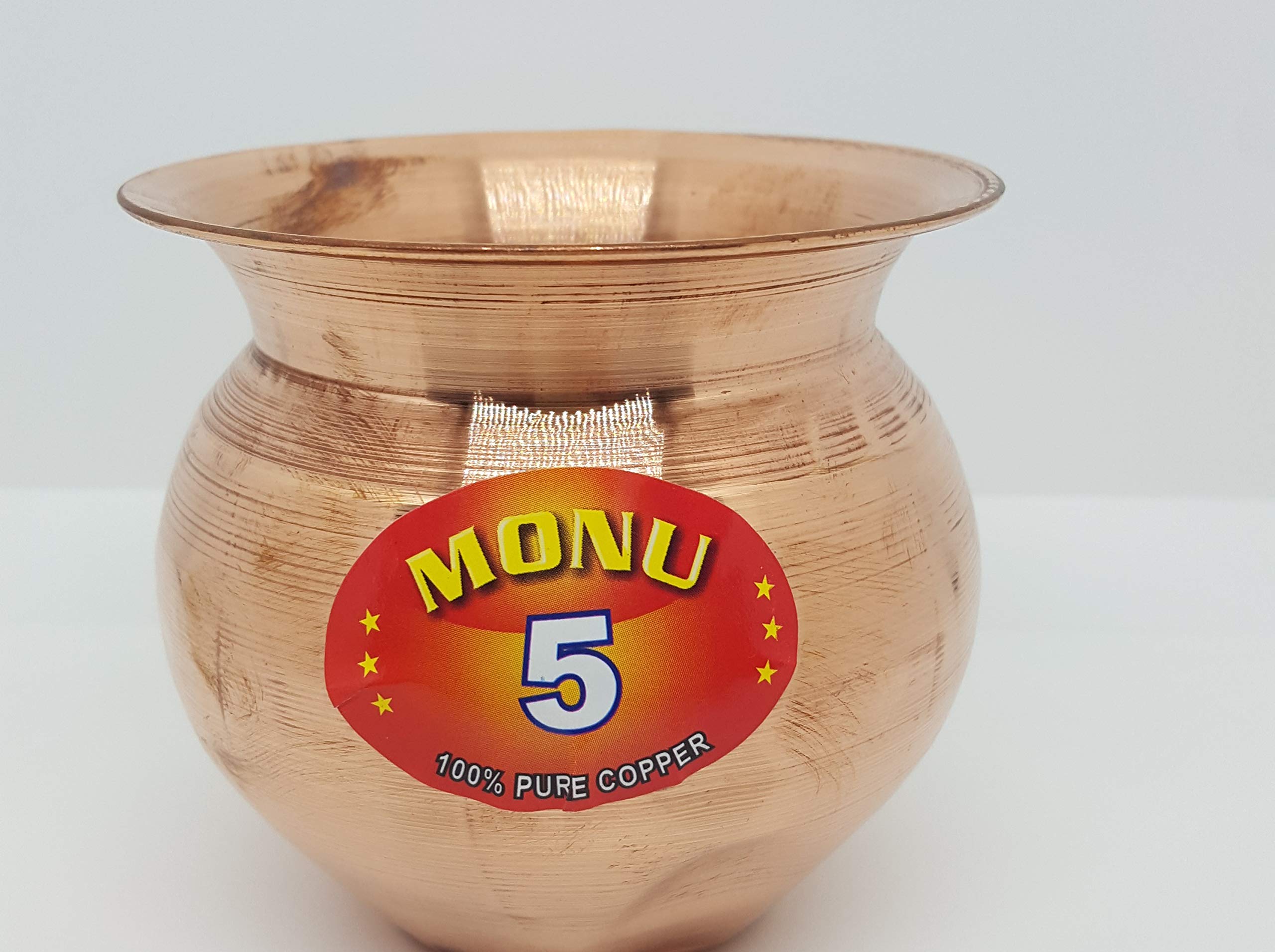 Brocca Rame brocca Acqua Prodotto ayurvedico Indiano Mano Lota