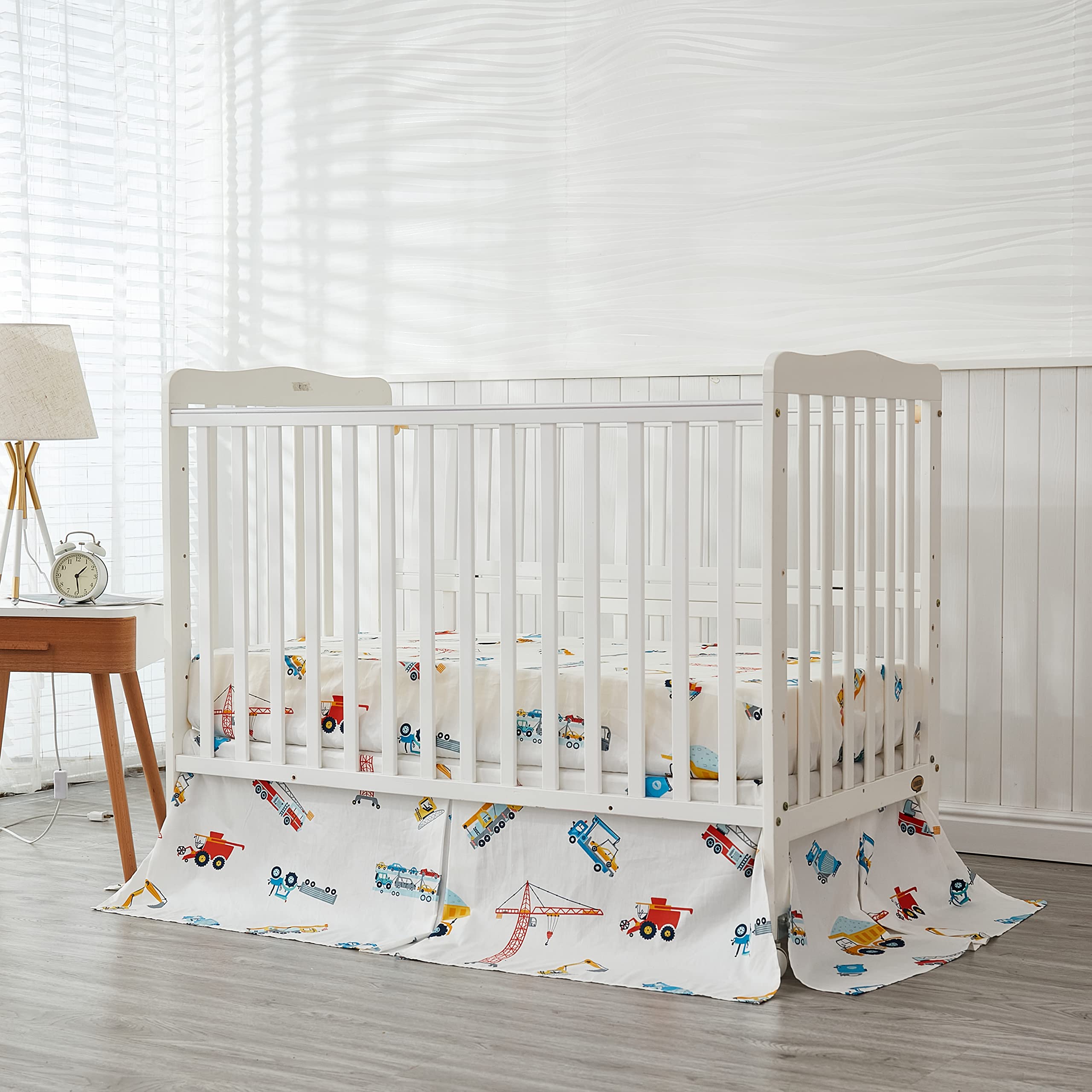 Brndrem Fitted Crib Sheets Boys Construction Truck Kuwit | Ubuy
