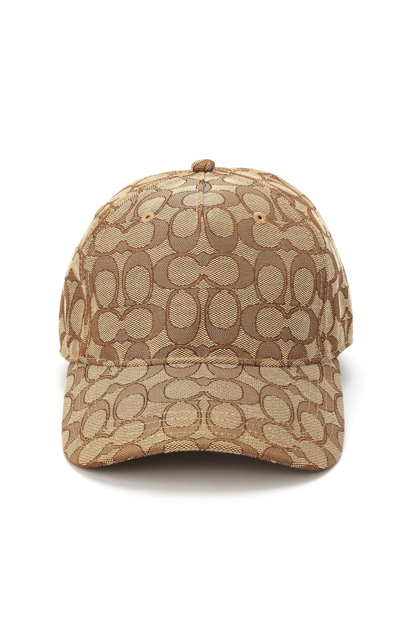 Coach Womens Signature C Jacquard Baseball Hat
