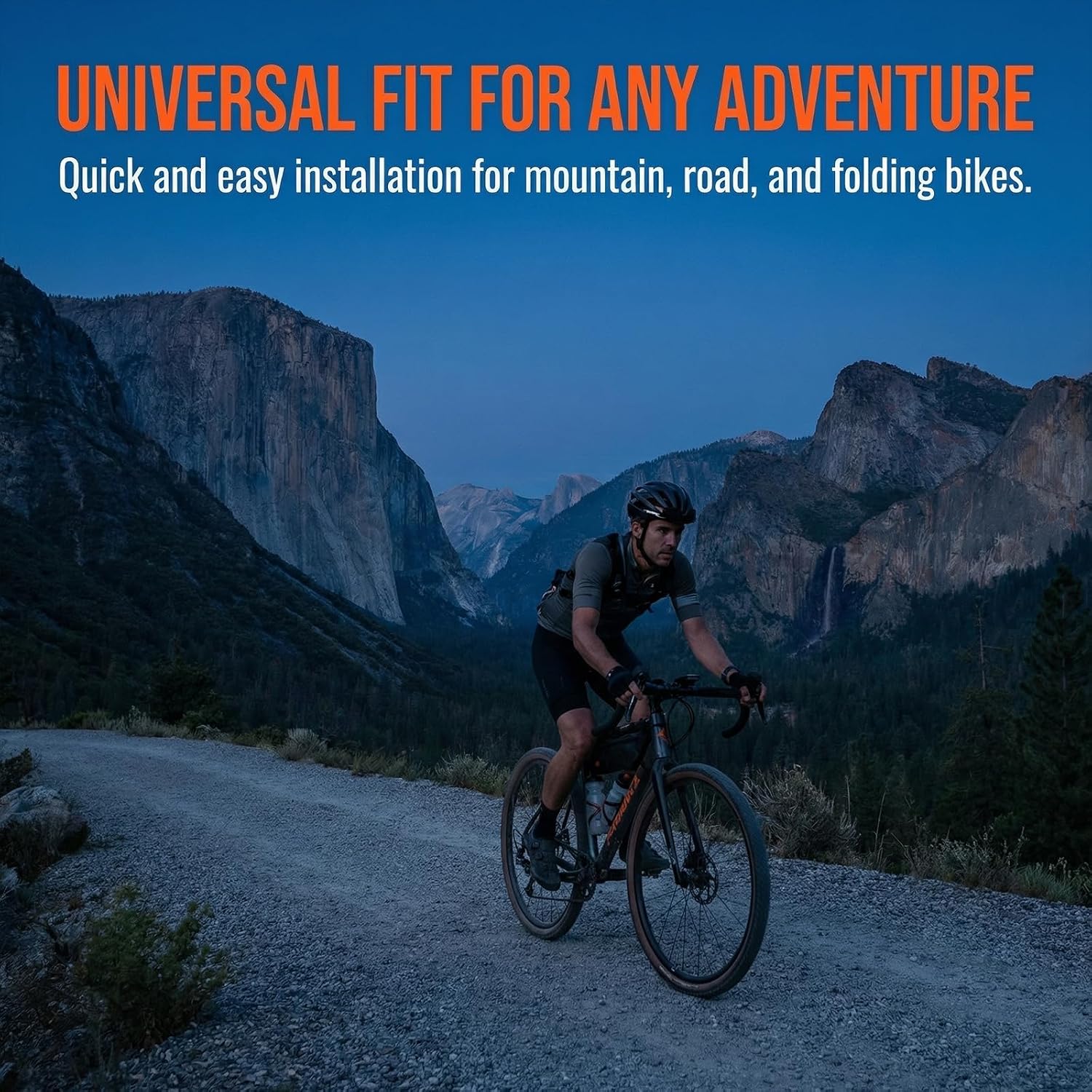 Universal Bike Fender Mounting Clamps No Drill Mudguard Adapter Kit Adjustable Front Fork Rear Seat Stay Bracket for Mountain Road Folding Bikes Anti Slip Nylon Holder (4 Pack