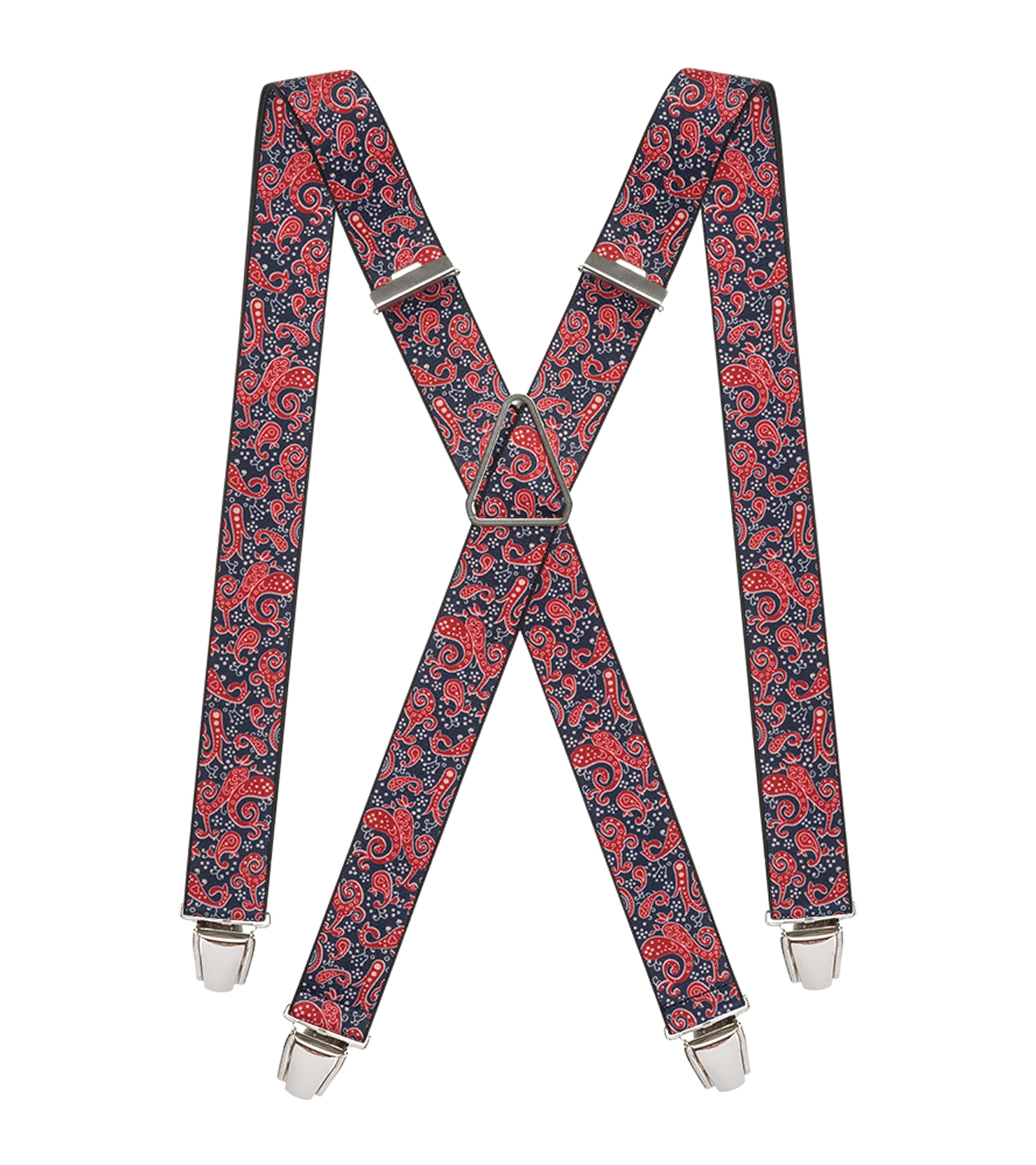 Pierrot Premium bretels voor heren, met zeer sterke clips, één maat