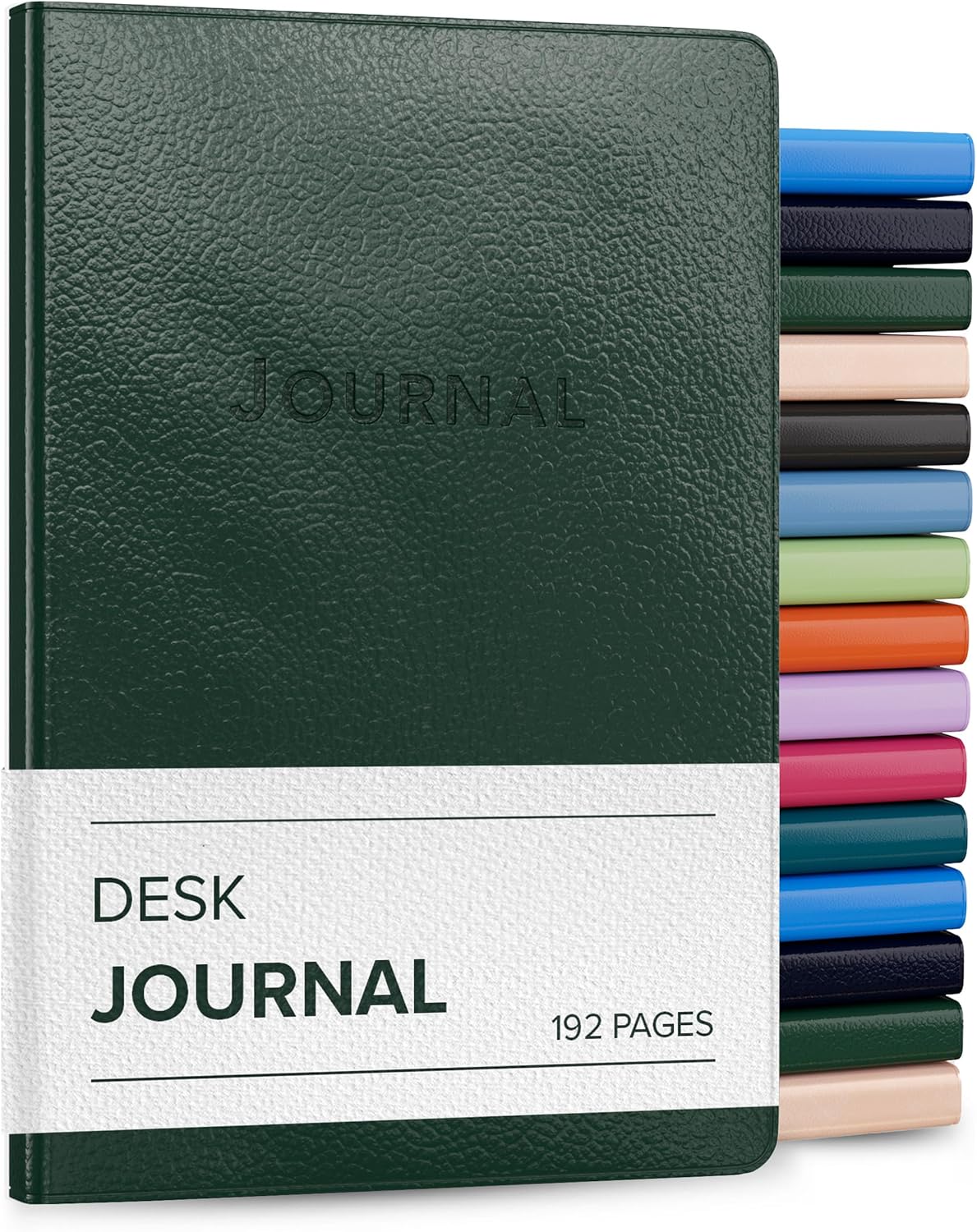 Harbor Journal Notebook Lined Large - 192 Acid-Free Pages - Elegant SoftCover Vegan Faux Leather - Book Bound & Lay Flat - for Men & Women, Journaling Writing - Cambridge Super Sonic - 9.75” x 7.5”