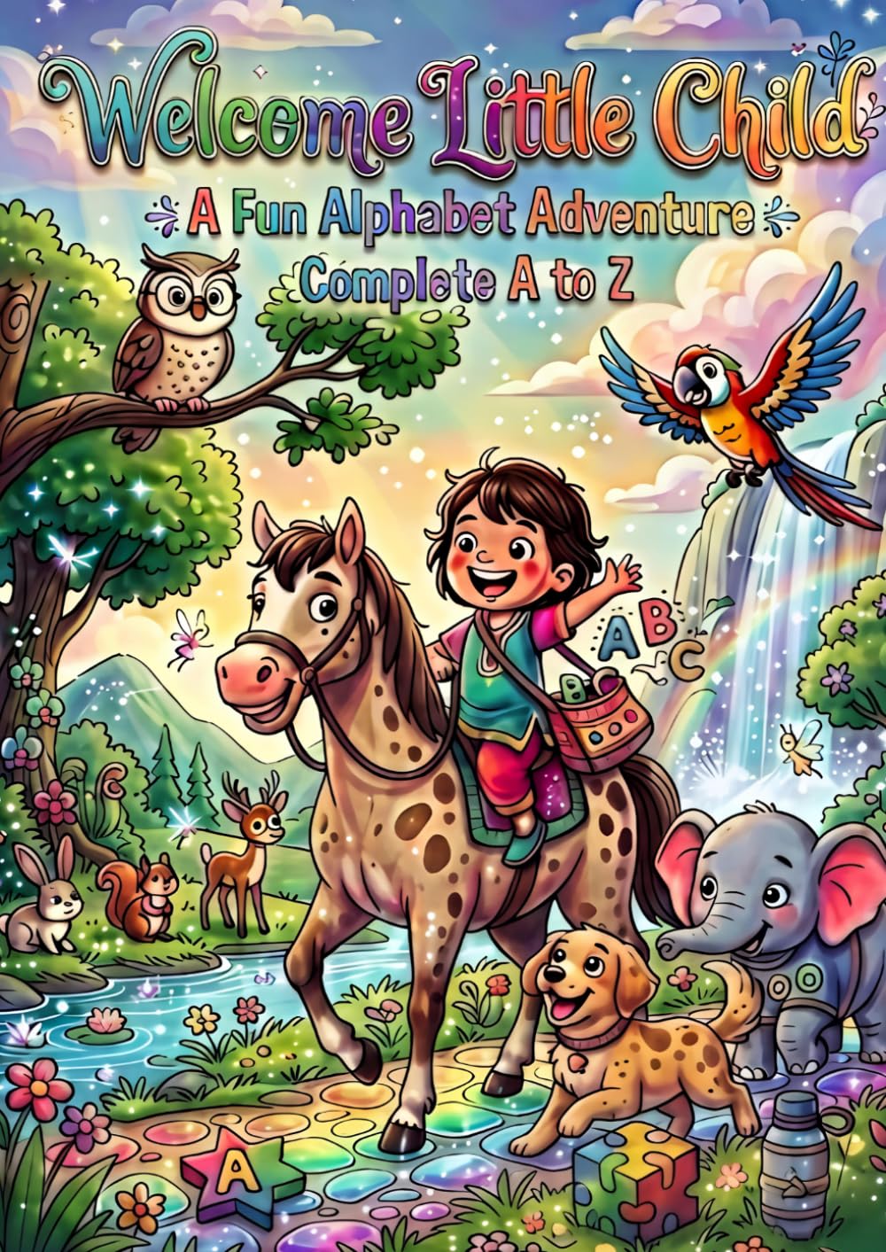 Welcome Little Child: A Fun Alphabet Adventure – Learn A to Z with Animals, Nature and Activities