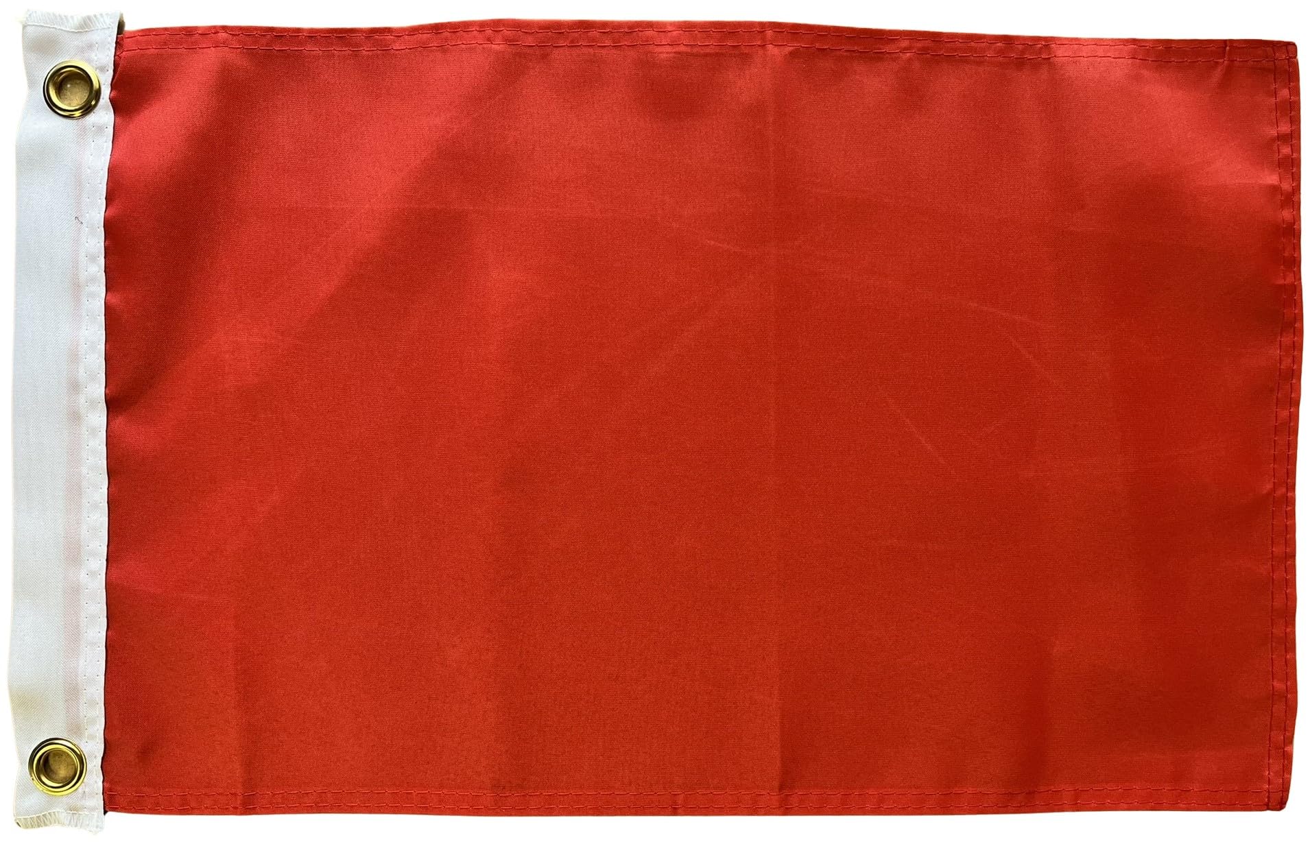 NWFlags Plain Red Flag 17" x 11" 75d Premium Polyester, Multi Colour, 420mm x 270mm