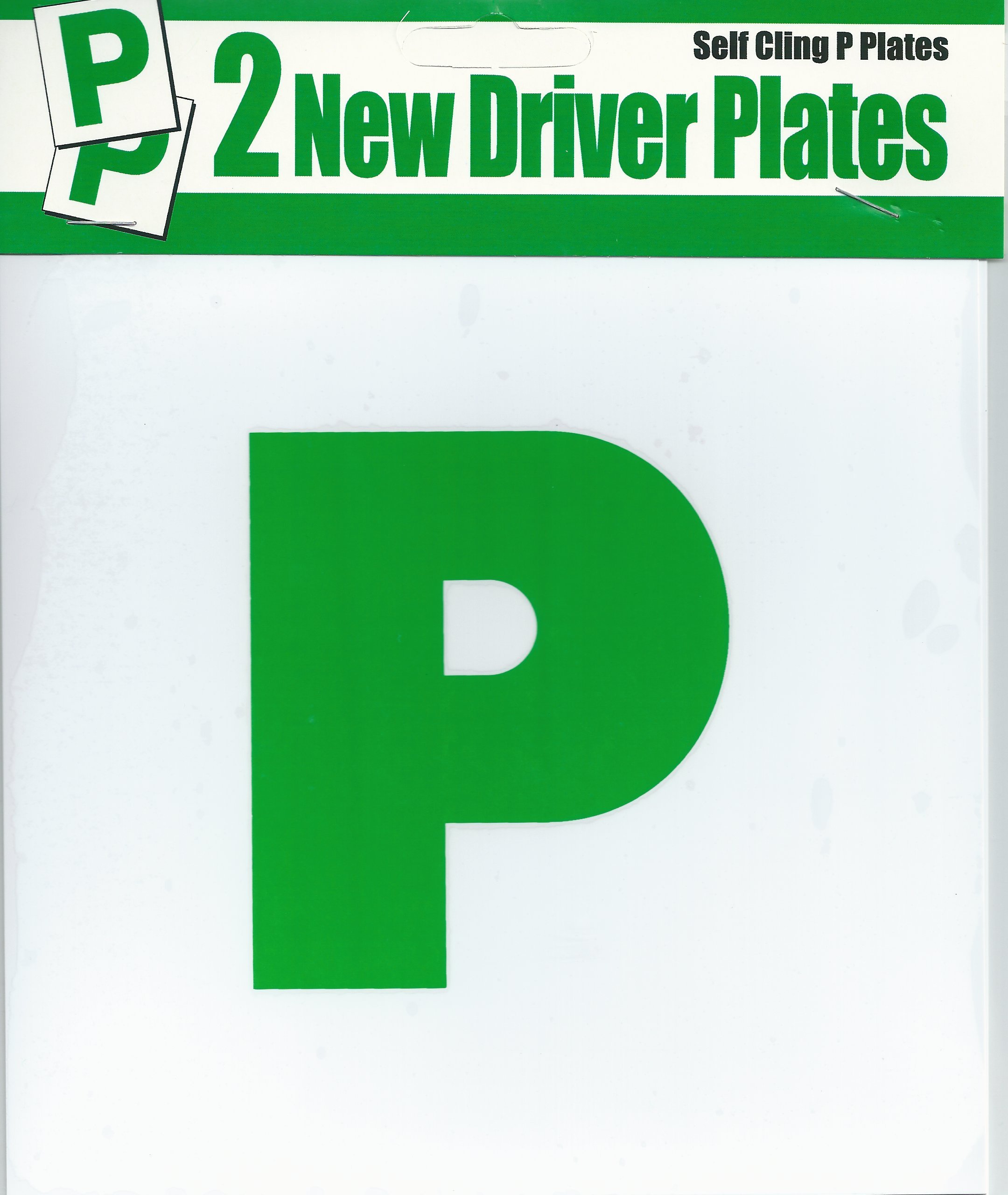 Self Cling P Plates 2 New Driver Plates Amazon.co.uk Automotive