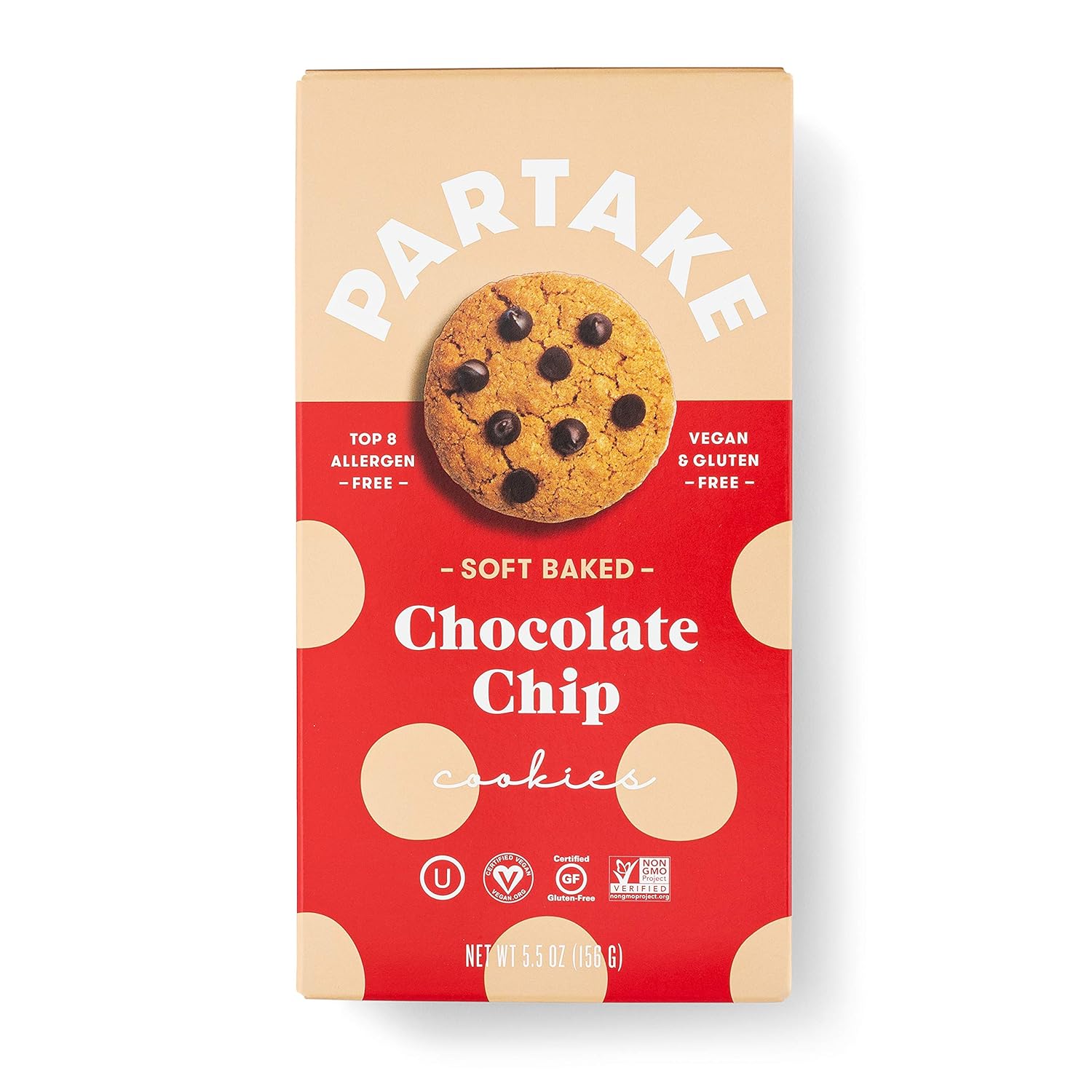 Partake Soft-Baked Cookies – Chocolate Chip | 2 Boxes | Vegan & Gluten Free | Free of Top 8 Allergens- Dairy Free, Nut Free, Egg Free, Wheat Free, Soy Free, Fish Free (2 Boxes)…