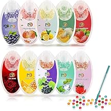 Aromatic Cigarette Capsules, 10 Pcs Explosion Beads Ball Capsule 1000 Capsules, Click Filter for Cigarettes, Aromatic Capsules for Cigarette Filter