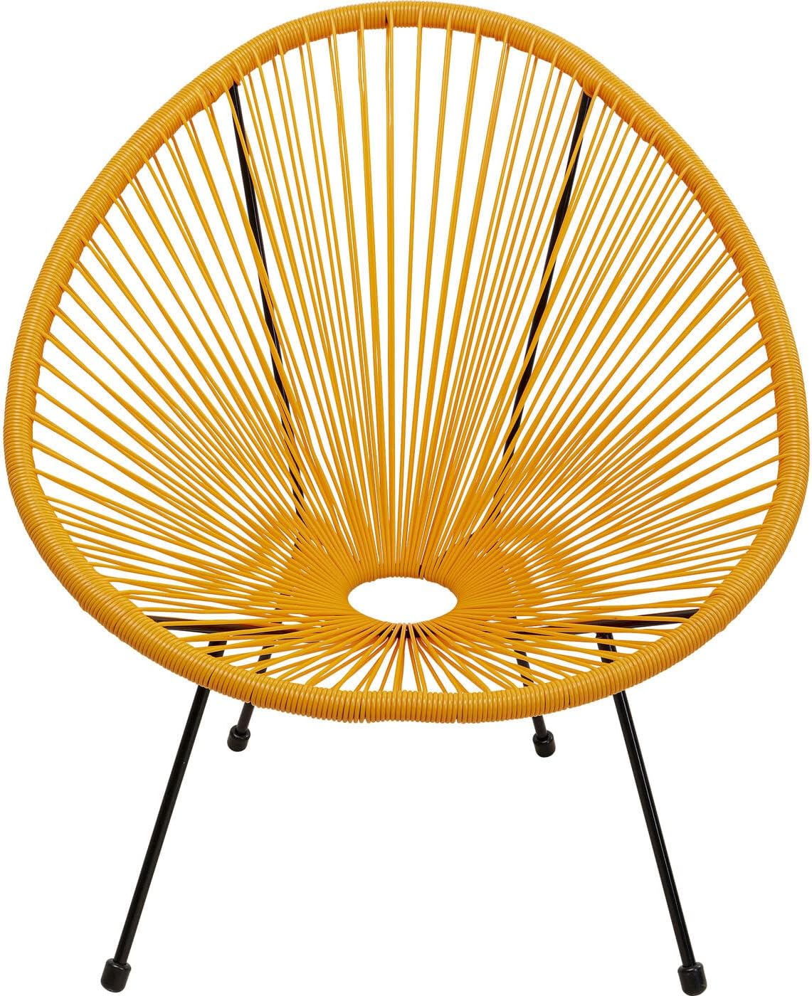 Kare Design Sessel Acapulco, Grün, Indoor und Outdoor Stuhl im Retro