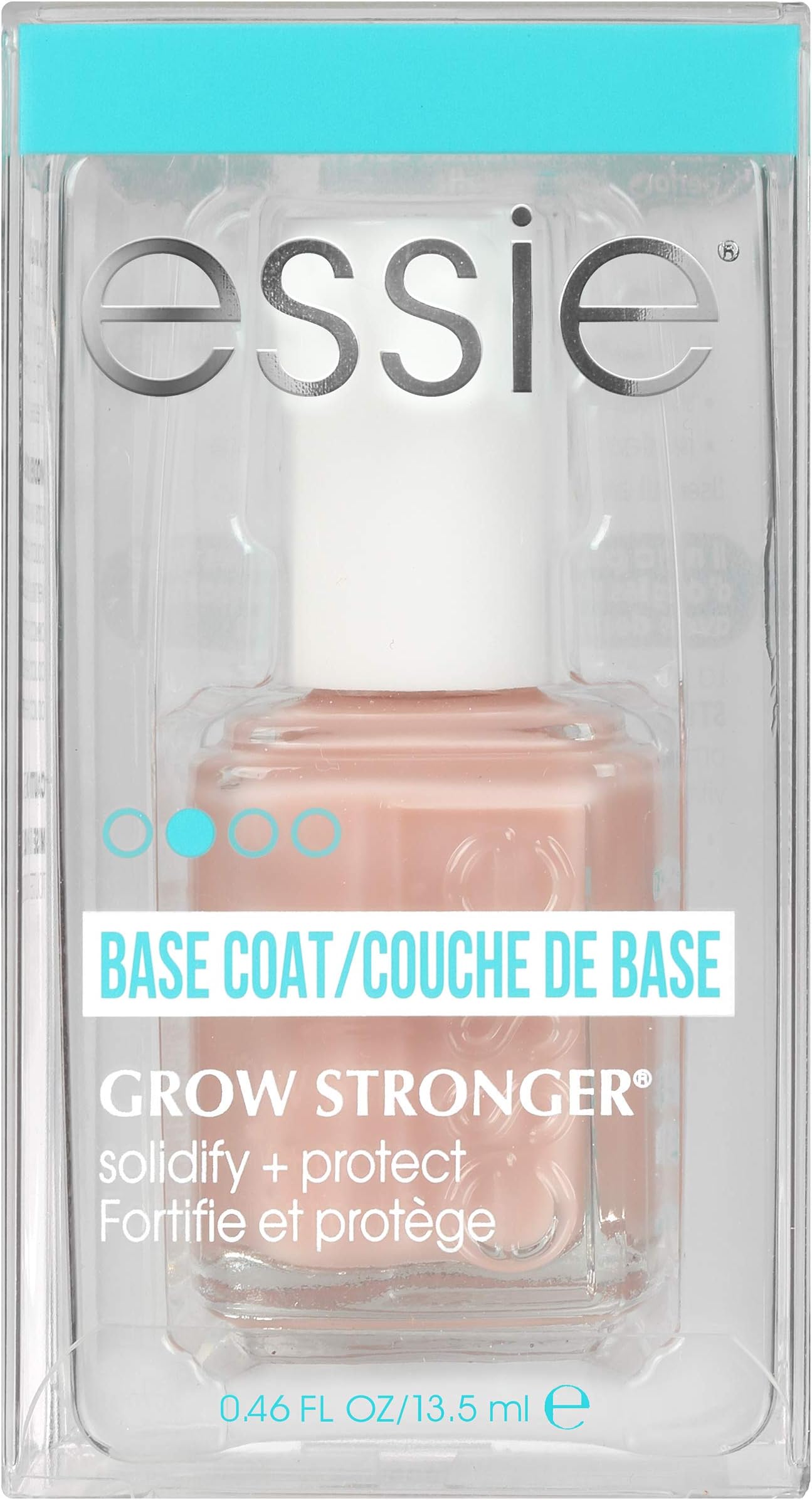 essie Grow Stronger Base Coat Nail Polish, 0.46 Ounce
