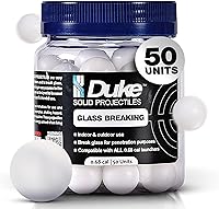 Duke Kinetic 68 Caliber Hard Plastic Projectiles - Non-Lethal Glass-Breaking Balls for Self-Defense Guns & Training