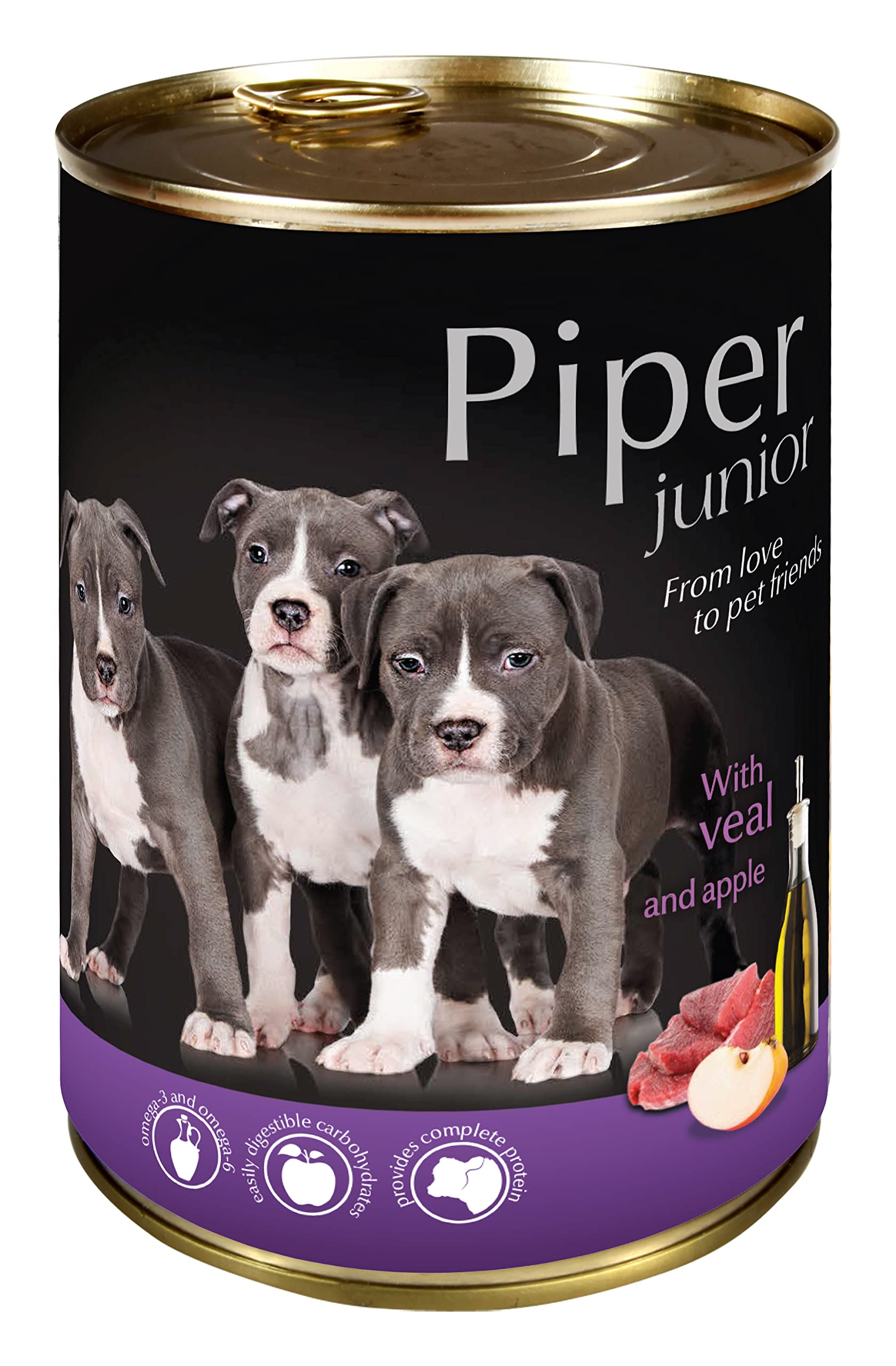 Piper Junior with Veal and Apple 400g