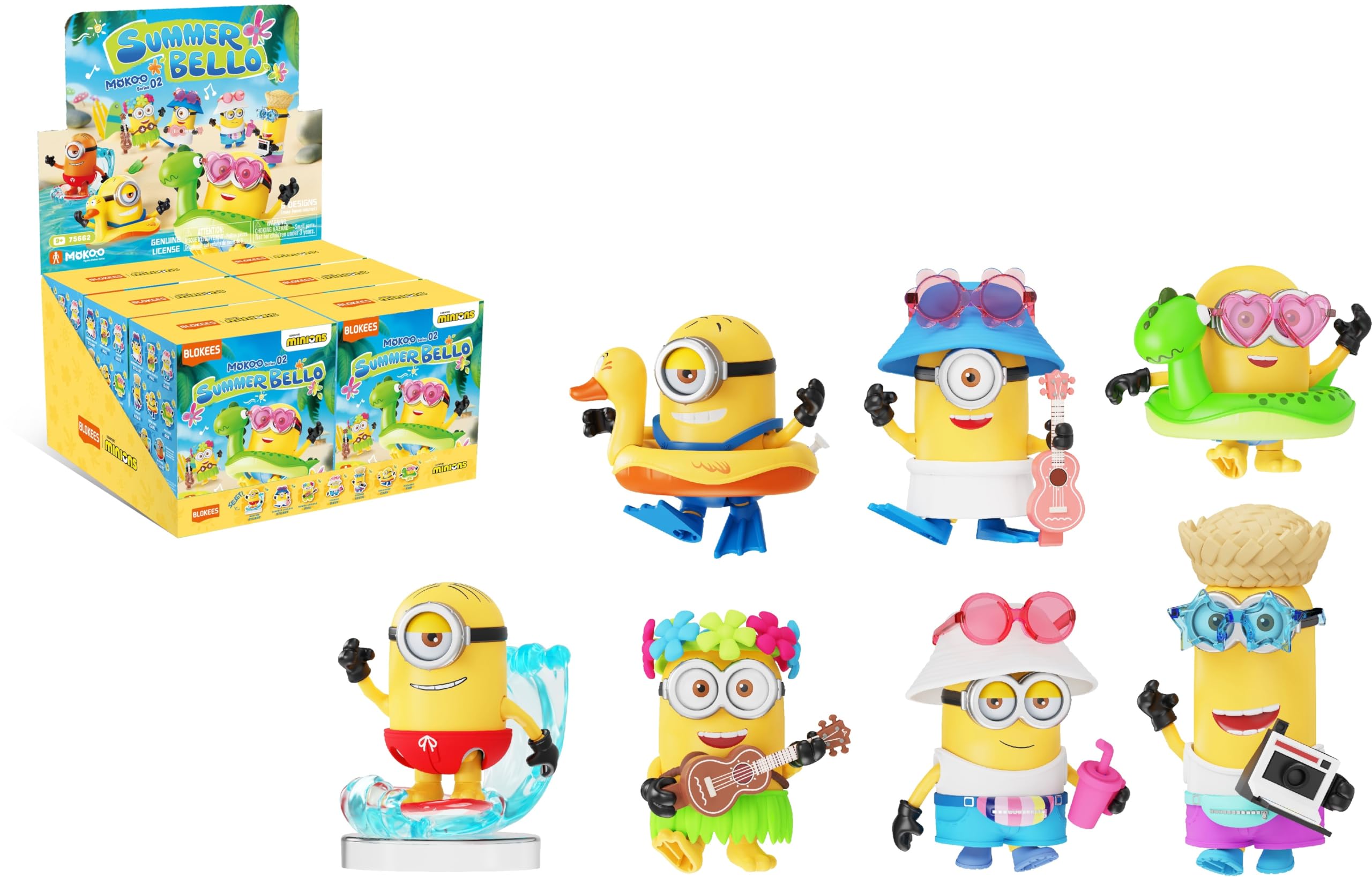 Amazon.com: BLOKEES - Minions - Mokoo - Series 2: Summer Bello
