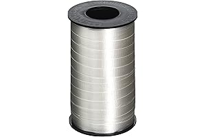 Berwick White Curling Ribbon: Adorn Your Balloons with Elegance