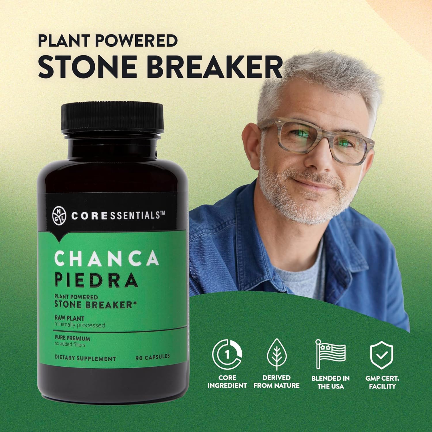 Buy NGL Chanca Piedra Pure Stone Breaker 1,300mg Kidney, Renal