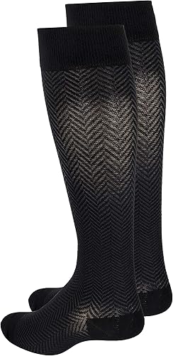 Miniatura 7 de Calcetines para hombre, 15-20 mmHg, espiga, algodón, 1 par, negro, mediano