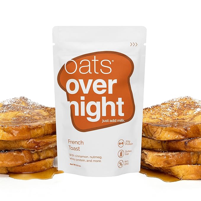 Oats Overnight French Toast Avena Proteica Sin Gluten 2.7 oz Pack 8 miniatura 7