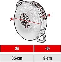Vista 6 de Farabi Sports Almohadilla redonda de boxeo 100% cuero genuino guantes de boxeo Kick Pad negro guantes de boxeo MMA Muay Thai Taekwondo Kickboxing
