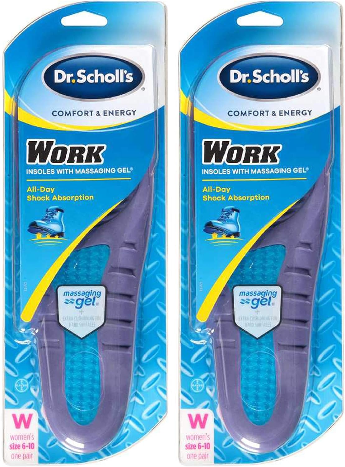 Dr Scholl S 低価格 仕事マッサージジェルレディース 2パック サイズ6 10