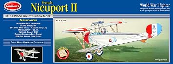 Guillows Nieuport II Laser Cut Model Kit Small