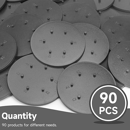 Miniatura 2 de EBCO - 60 piezas de 6 pulgadas, base de soporte de soporte de múltiples clavijas, accesorios de modelo, apto para escala 112 de Star Wars serie negra