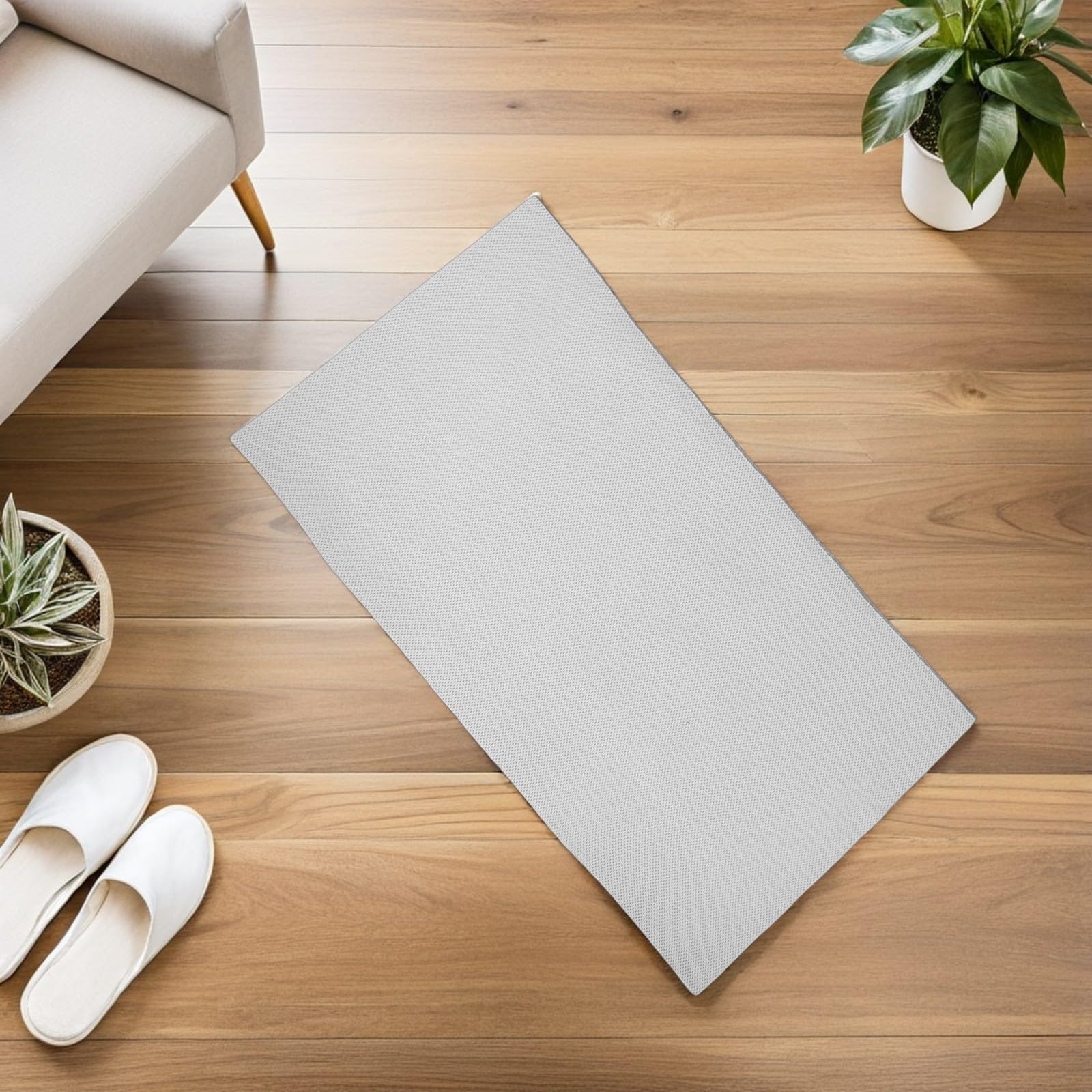 SHINEOFI Almohadilla para Tabla de Planchar de Esponja White Agujeros, Resistente al Agua, Tamaño 130x70 Cm y Grosor de 1 Cm para Planchado