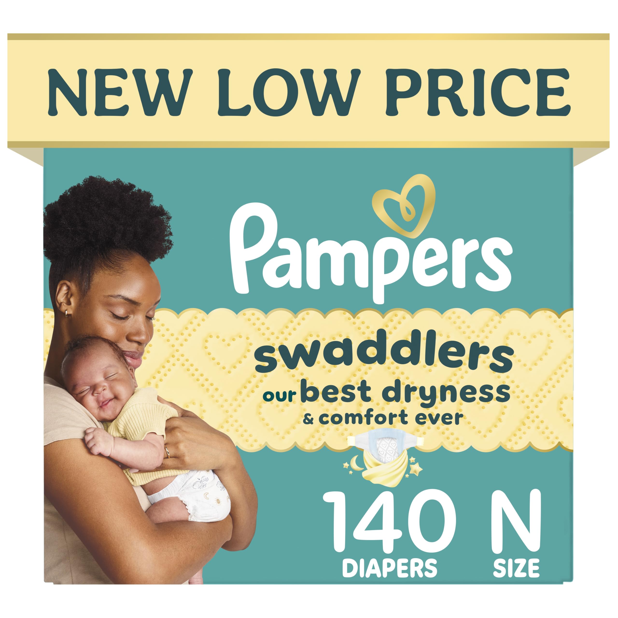 Pampers Swaddlers Diapers Size 0