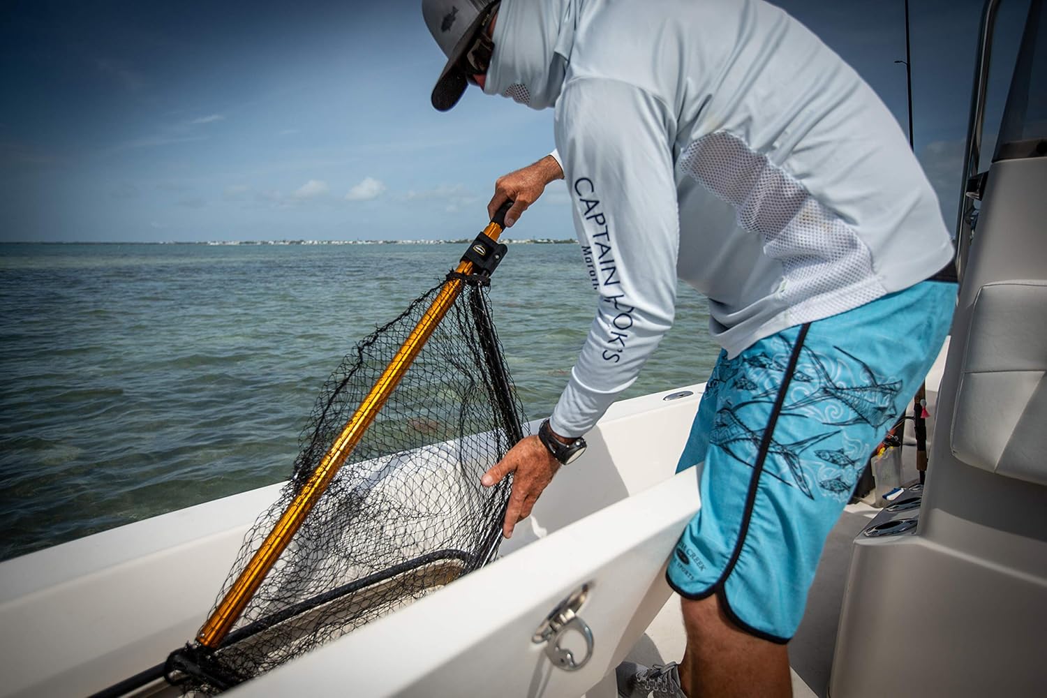 Frabill Power Stow Poly Net | Foldable Fishing Net for Easy Storage | For Freshwater and Saltwater Fishing , 10 x 39-Inch : Fishing Nets : Sports & Outdoors