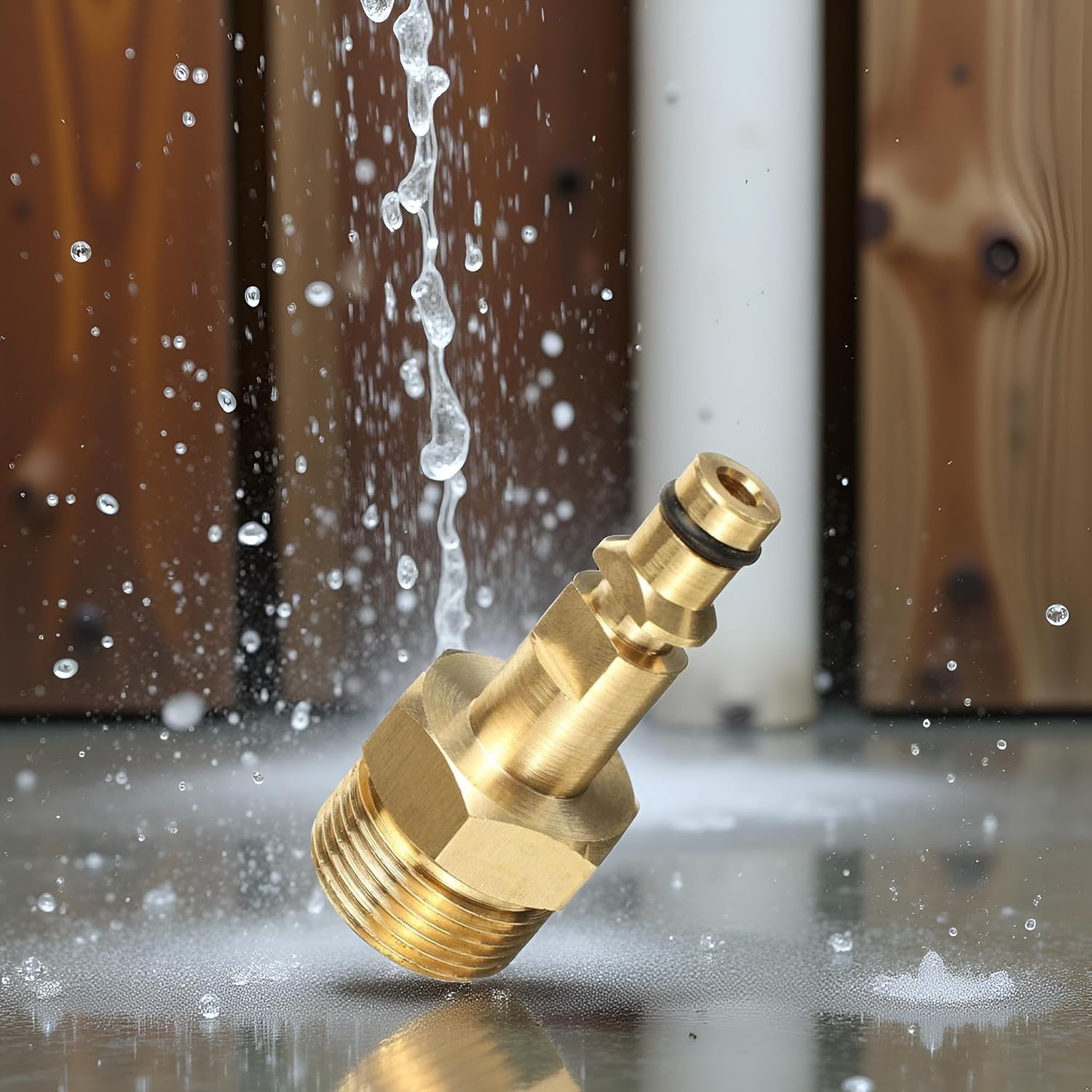 Gold M22 Adapter High Pressure Washer Hose Adapter Pressure Pipe Quick Connector Converter Fitting for K Series Pressure Washer, Pressure Replacement Parts and Accessories, Accessories