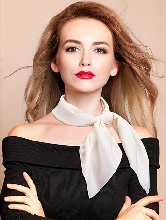 SATINIOR Square Neck Scarf Women