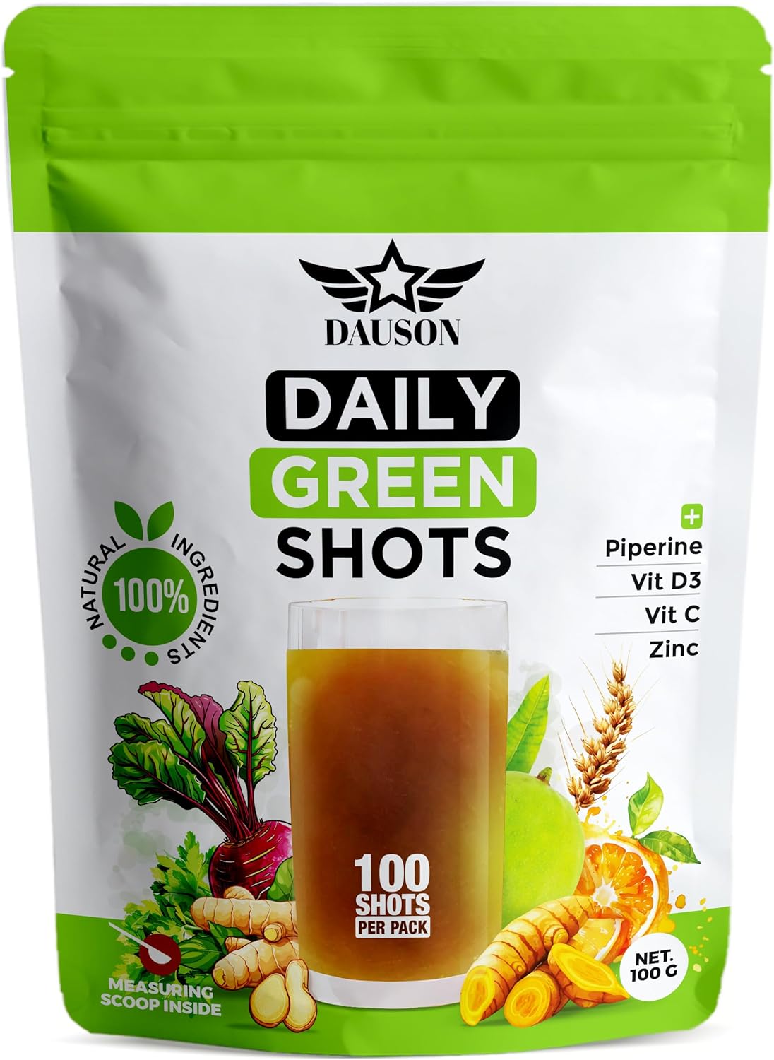 Daily Green Shots – 100 Shots of Superfood...