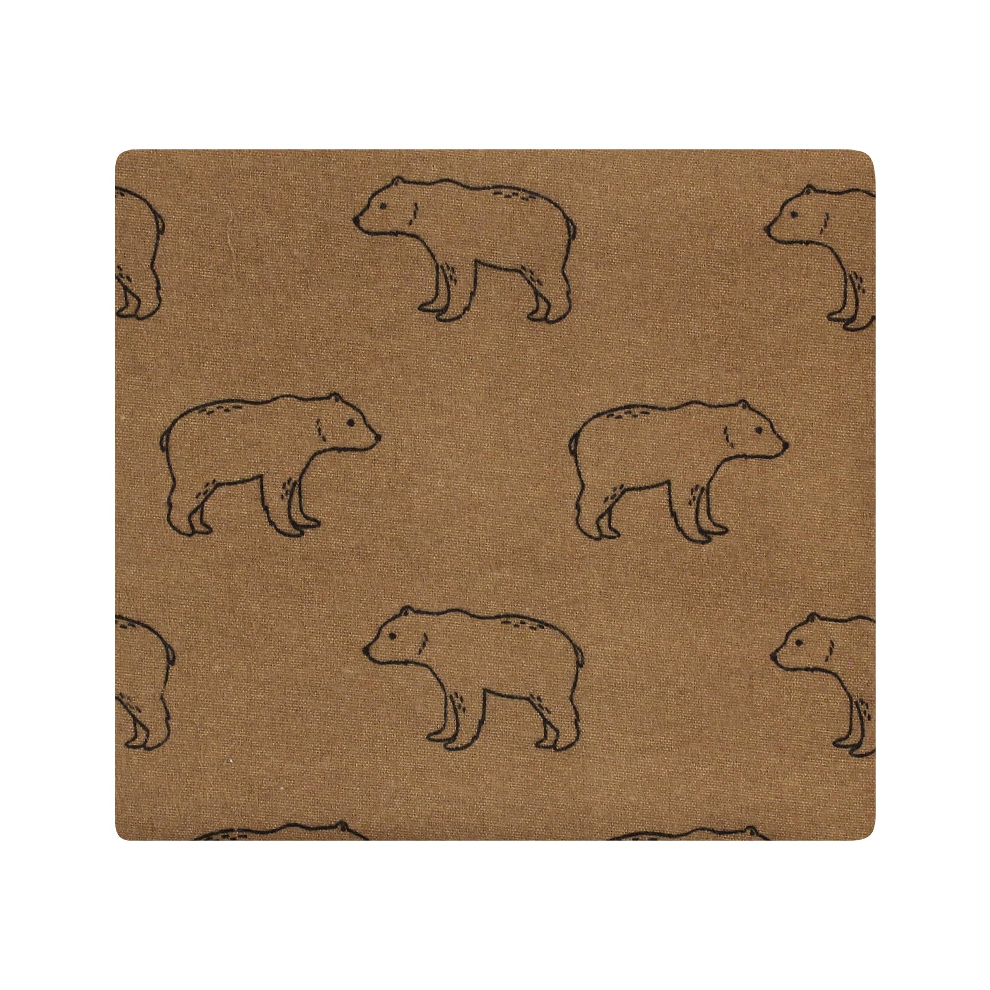 Hudson Baby Unisex Baby Baumwolle Flanell Empfangsdecken, Braunbär, Einheitsgröße
