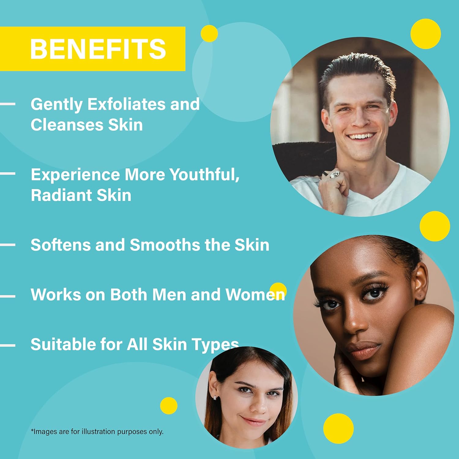 Exfoliating Face Scrub for Men, Facial Scrub & Face Exfoliator, Daily Face Scrubber For Women & Men, Gentle Face Wash & Face Scrubs for Exfoliation of Dry Skin, Blackheads, Acne - 6oz Mens Face Scrub : Beauty & Personal Care
