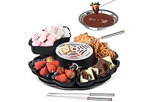 2 in 1 Electric S'mores Maker & Fondue Pot: The Ultimate Indoor Treat