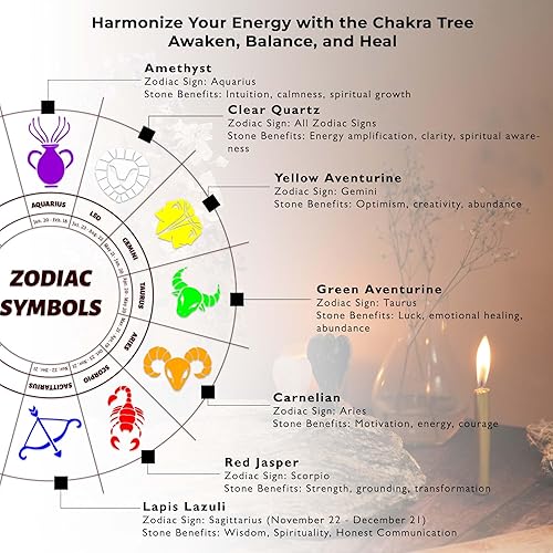 Miniatura 7 de Árbol bonsái artificial con piedras de amatista, decoración de los chakras, árbol de la vida, decoración de feng shui con cristales y piedras,