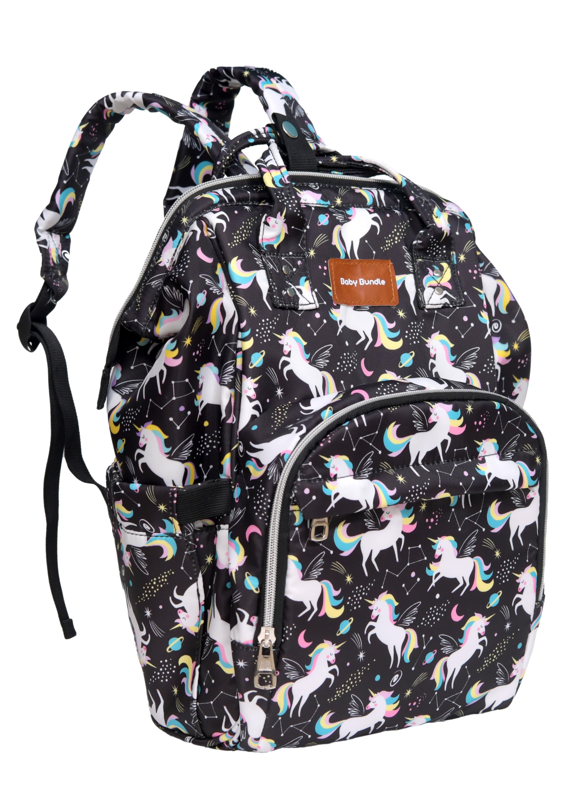 babybundle Premium Maternity Bag - Spacious Diaper Bag for Mothers,Fathers- Large Travel Baby Bag with Insulated Bottle Holders and Multiple Storage Pockets-picture-26