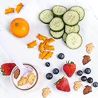 Vista 3 de Annie's Organic, Paquete Variado de Aperitivos, Cheddar Bunnies y Bunny Grahams, 1 oz, 36