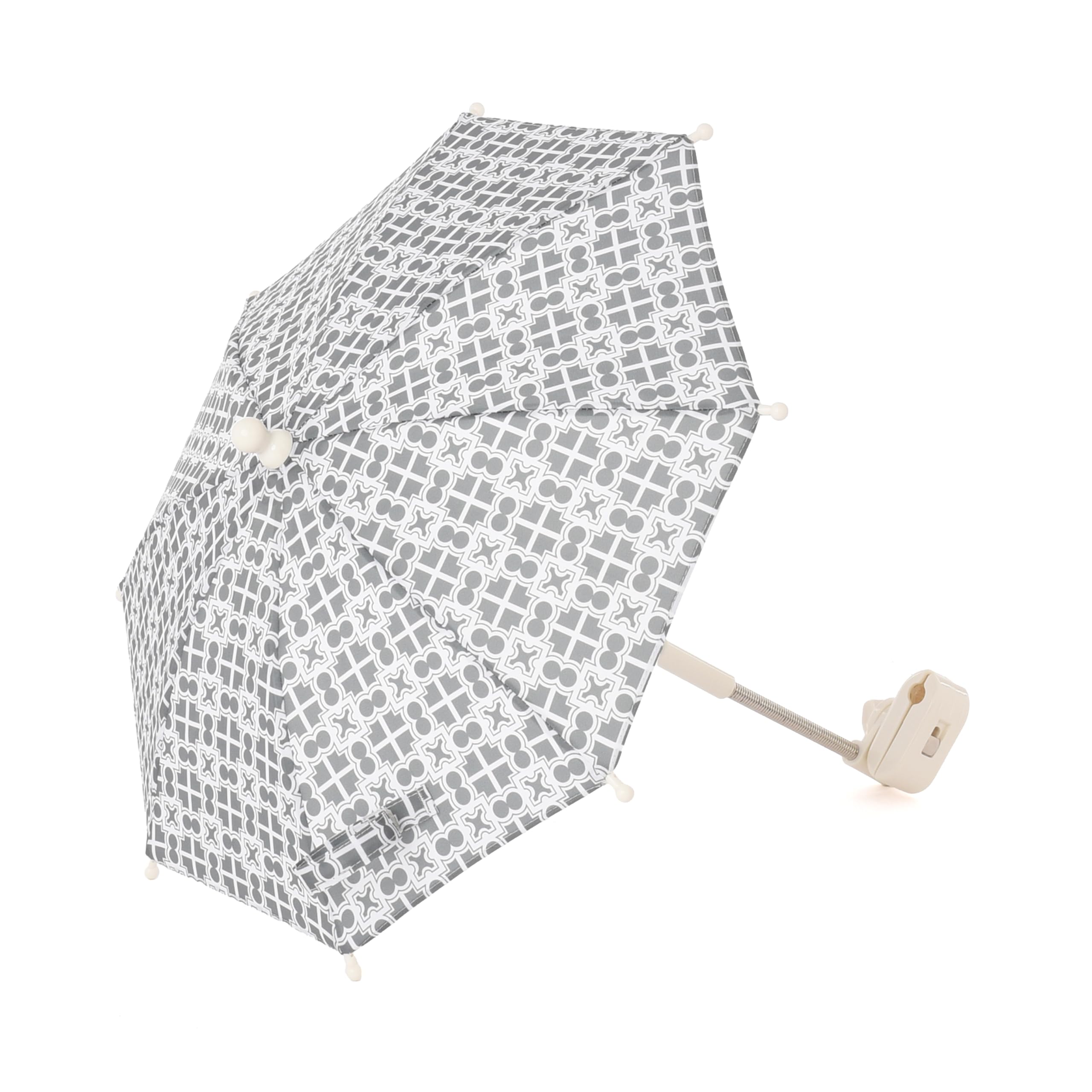 Roma Dolls Pram Parasol, Universal Pram Compatibility, Adjustable Clamp, Stylish & Durable Dolls Umbrella, Baby doll & Dolls Pram Accessories, Ages 3+ (Fern)