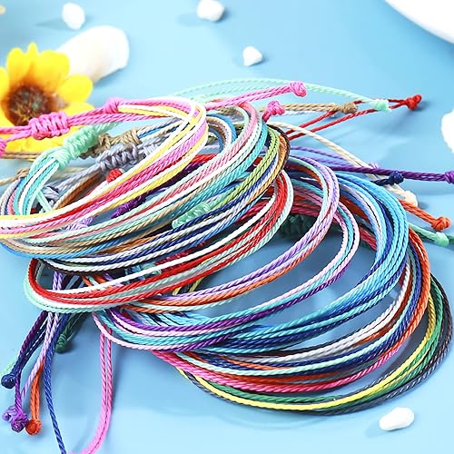 Miniatura 4 de Pulseras de verano para adolescentes y niñas, con ondas de surfista, ajustables, impermeables, hechas a mano, para mujeres, hombres y niñas, regalos